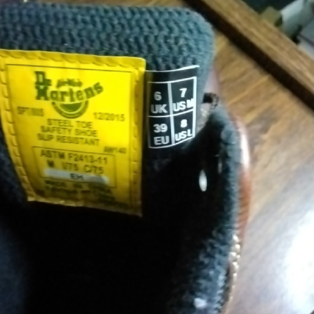 Dr. Martens Dark Brown Industrial Boots - Picture 7 of 9